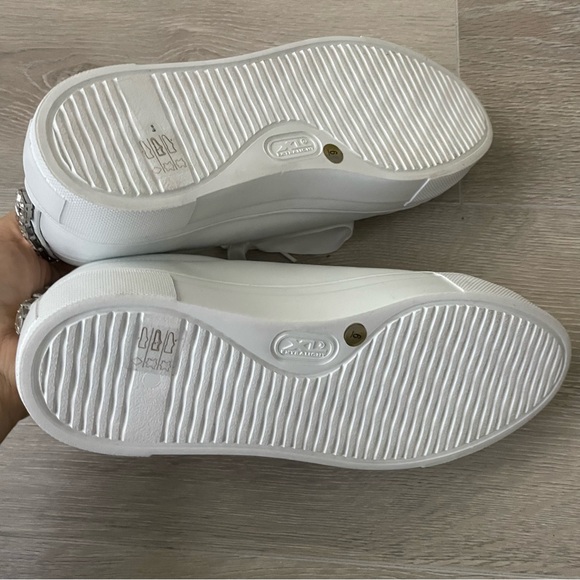 Kennel & Schmenger white rhinestone sneakers - Picture 8 of 10